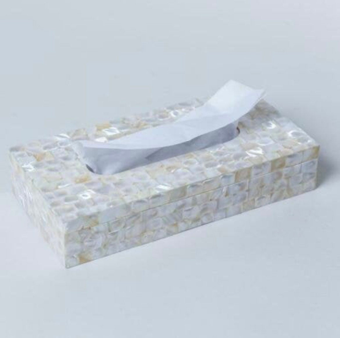 Tissue Box Semi Precious stones work Bathroom Accessories Handmade Home Decor