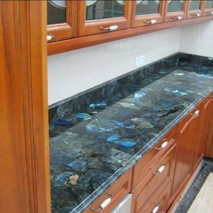 Labradorite Bars & Kitchen Slab Dining Table Top Slab ,Labradorite Center Table, Furniture, Countertop Slab, Gemstone Stone Top