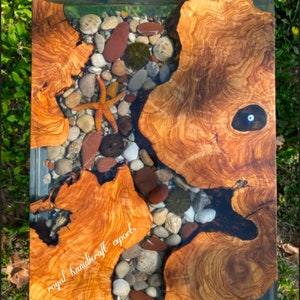 12 x 12 Home Décor Table Wood Table Epoxy Coffee Table Epoxy Table Resin Table Unique Coffee Table  Epoxy Resin Table, Dining Table