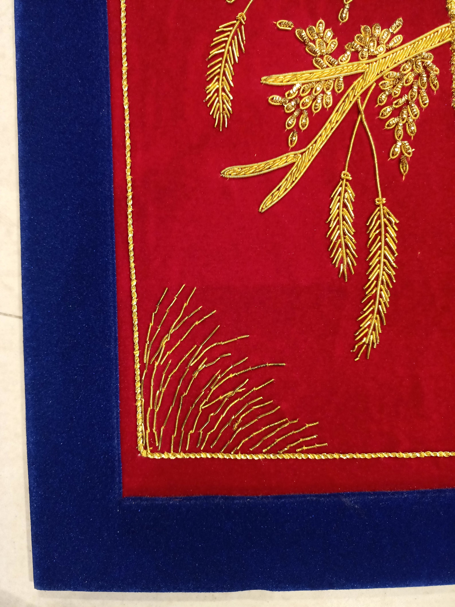 Golden Peacock wall decor wall hanging Etsy