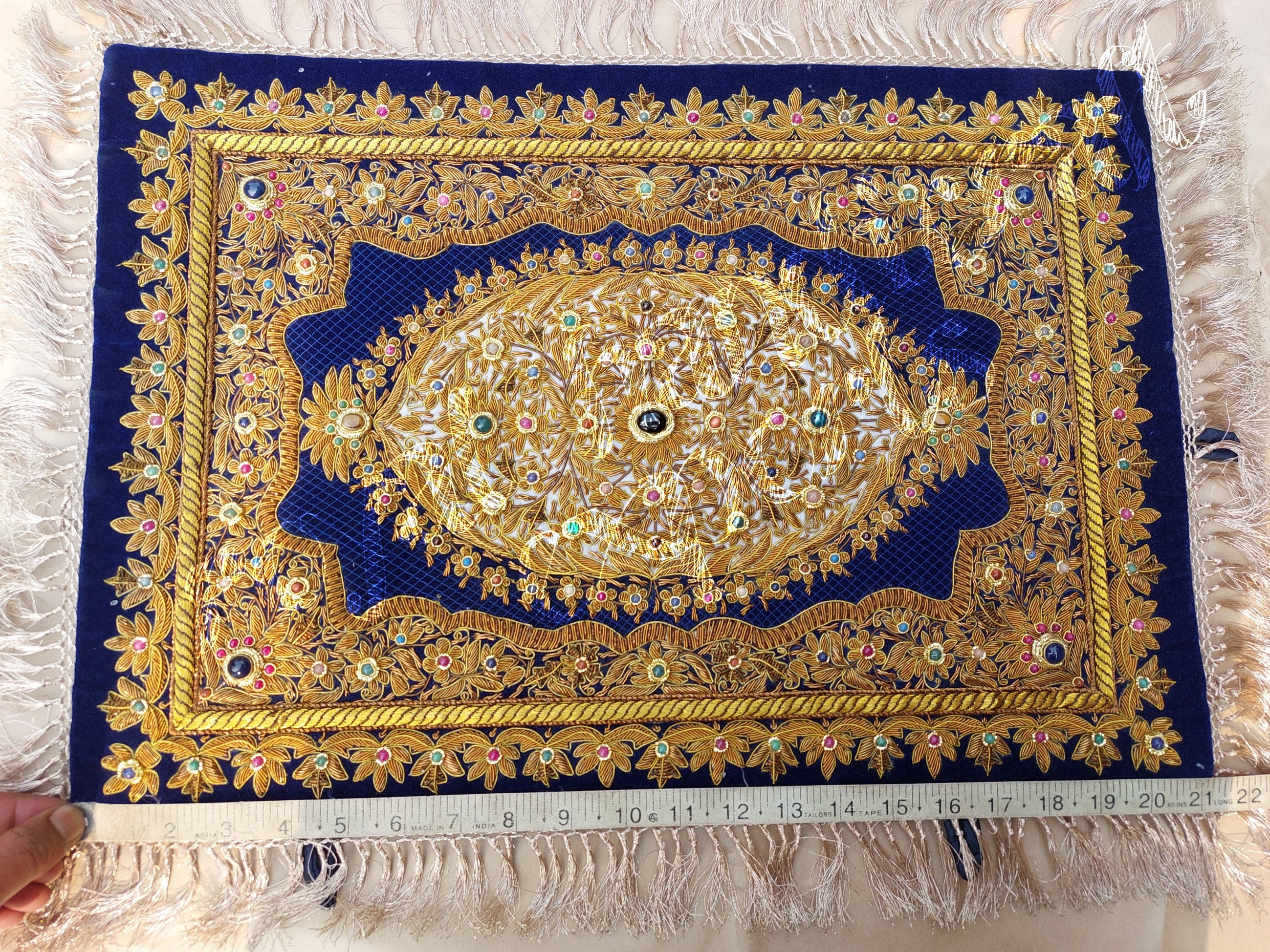 ザルドジアート/刺繍壁掛け/ザルドジジュエルカーペット/装飾用