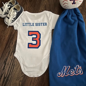Baby mets jersey personalized clearance