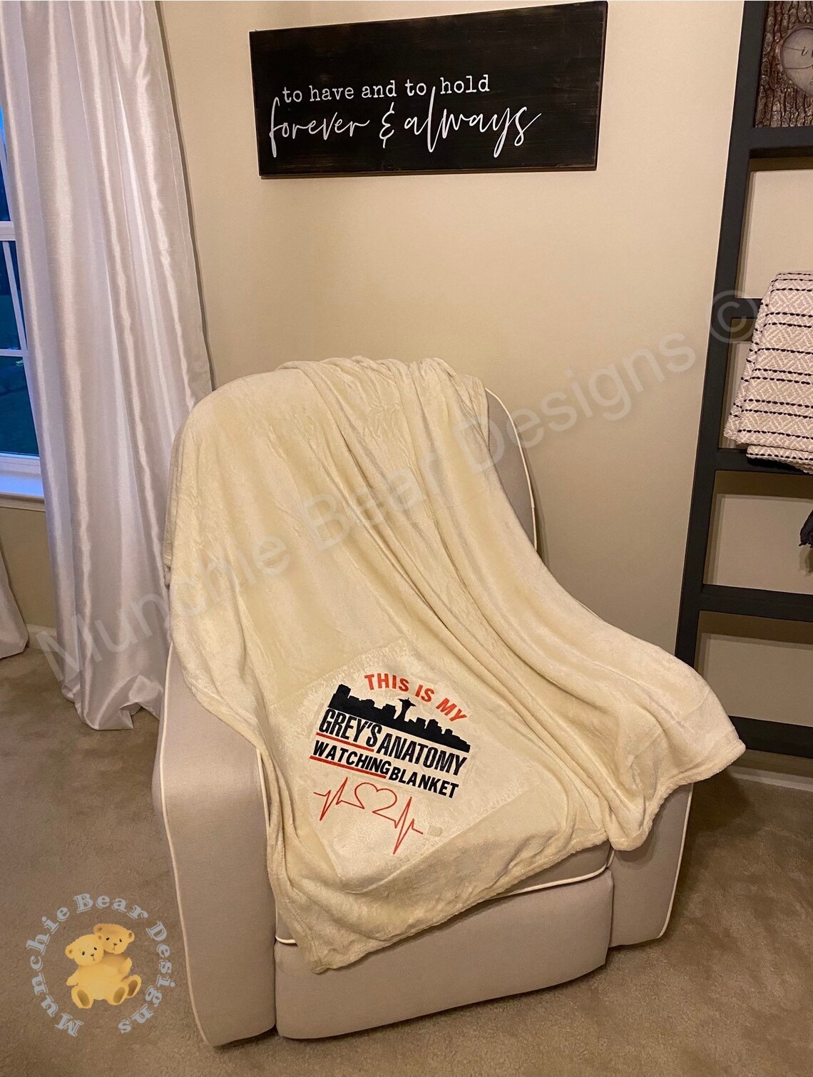 Greys Anatomy Throw Blanket/greys Anatomy Watching Etsy
