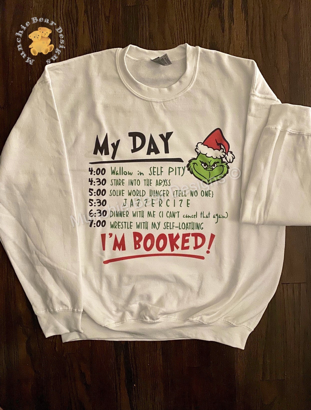 Grinch to do list sweatshirt sale