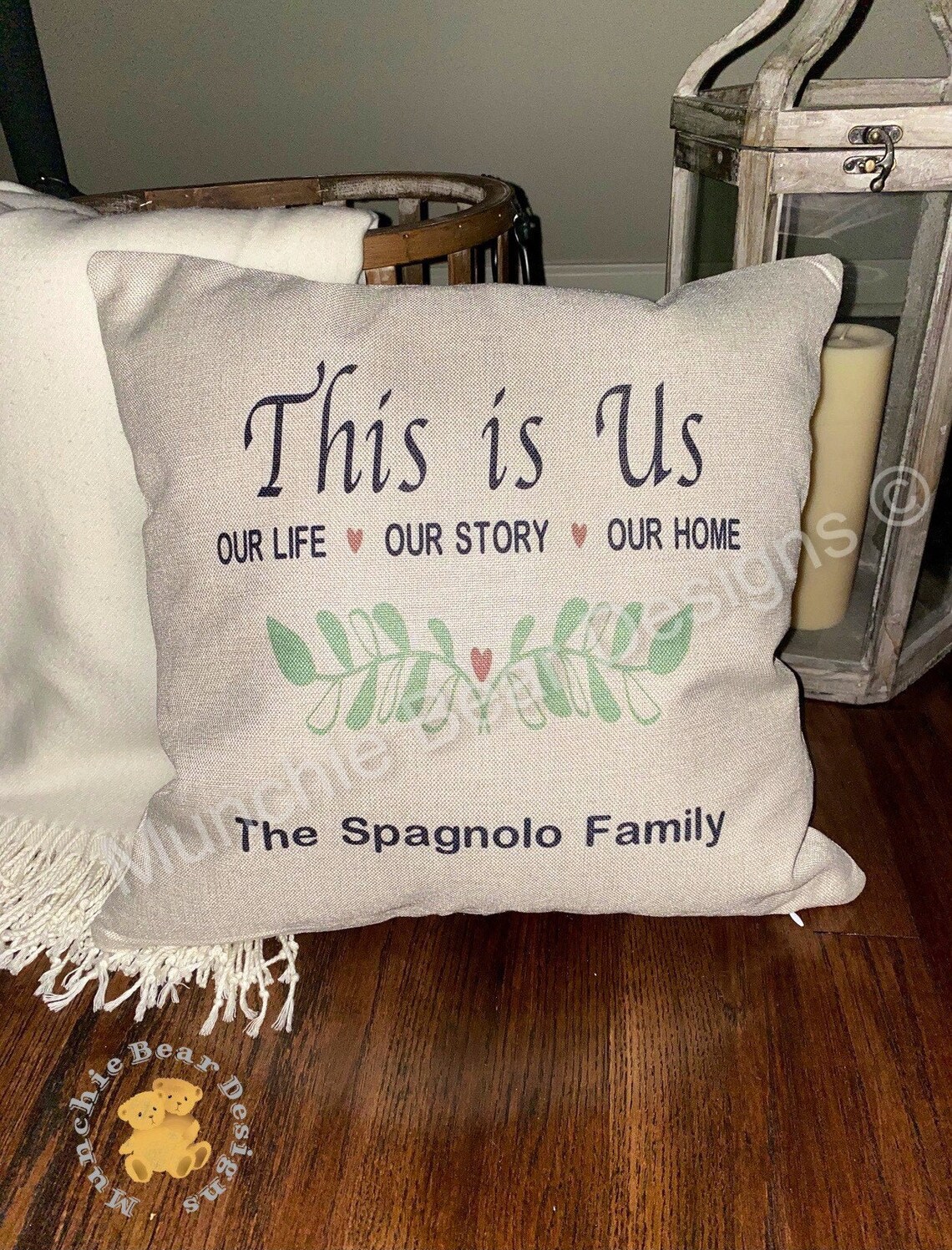 This Is Us Personalized Pillow Cover/Family Name Etsy