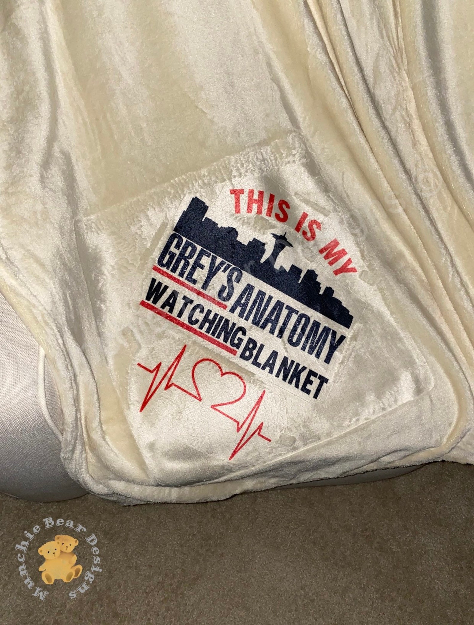 Greys Anatomy Throw Blanket/greys Anatomy Watching Etsy