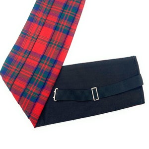 Gents Pure Wool Matheson Modern Tartan Cummerbund Made in Scotland image 1