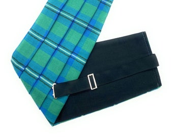 Gents Pure Wool Irvine Ancient Tartan Cummerbund - Made in Scotland