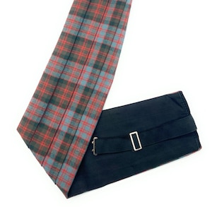 Gents Pure Wool MacDonald Weathered Tartan Cummerbund Made in Scotland image 1