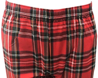 Mens Royal Stewart Scottish Tartan Boxer Shorts - M to XL