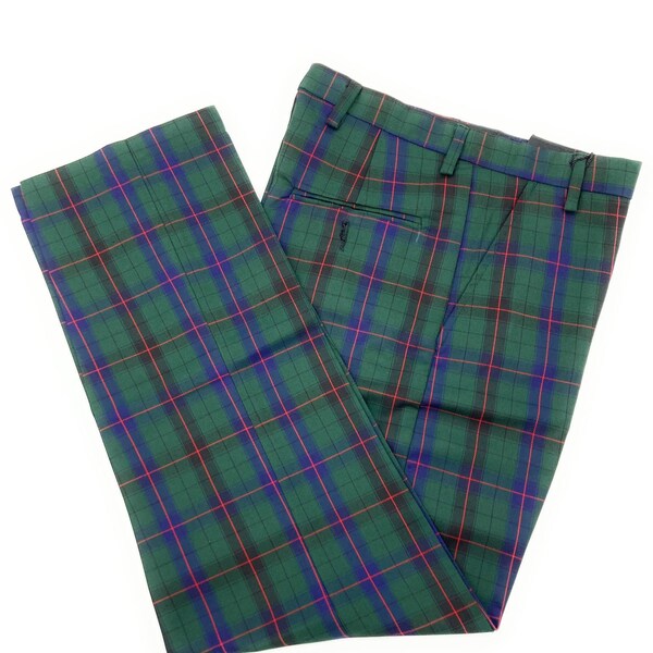 Herren Scottish Davidson Moderne Tartan Freizeithose Perfekt für Golf oder Dinner-Partys