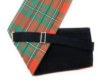 Gents Pure Wool MacGregor Ancient Tartan Cummerbund - Made in Scotland