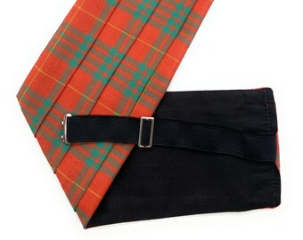 Herren Reiner Wolle Cameron Antiker Tartan Kummerbund - Hergestellt in Schottland