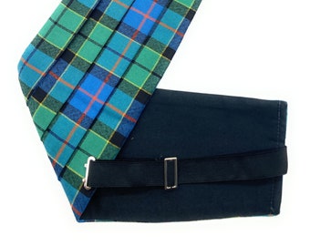 Gents Pure Wool Forsyth Ancient Tartan Cummerbund - Made in Scotland