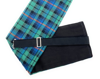 Gents Pure Wool Armstrong Ancient Tartan Cummerbund - Made in Scotland