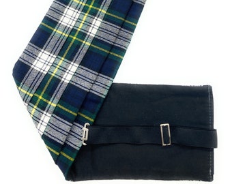 Gents Pure Wool Gordon Dress Tartan Cummerbund - Made in Scotland
