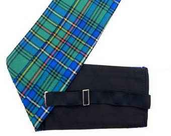 Gents Pure Wool Cockburn Ancient Tartan Cummerbund - Made in Scotland