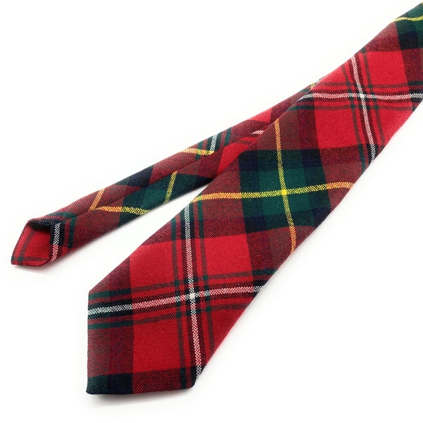 Gents Pure New Wool Boyd Modern Tartan Tie - MADE IN SCOTLAND