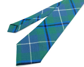 Gents Pure New Wool Scottish Douglas Ancient Tartan Tie - MADE IN SCOTLAND