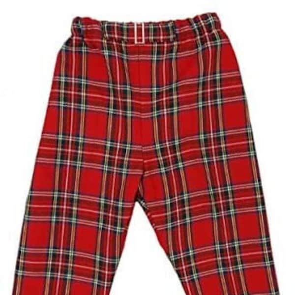 Boys Scottish Traditional Royal Stewart Tartan Trousers Trews in Various Sizes - Made in UK