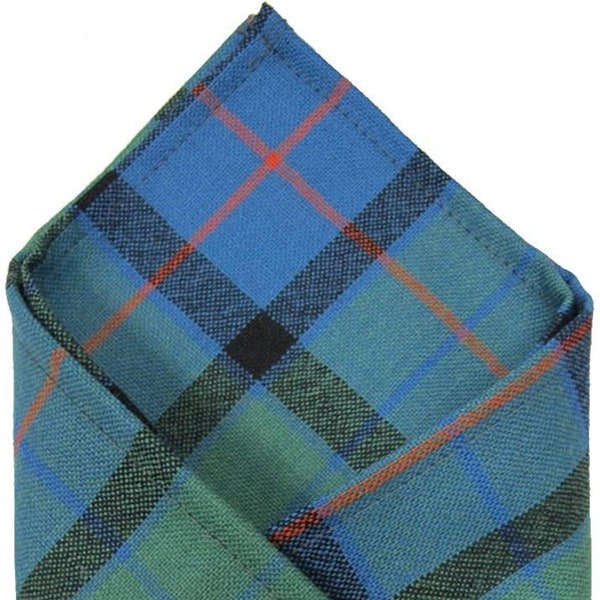 Gents Pure Wool Flower of Scotland Pocket Square - Made in Scotland