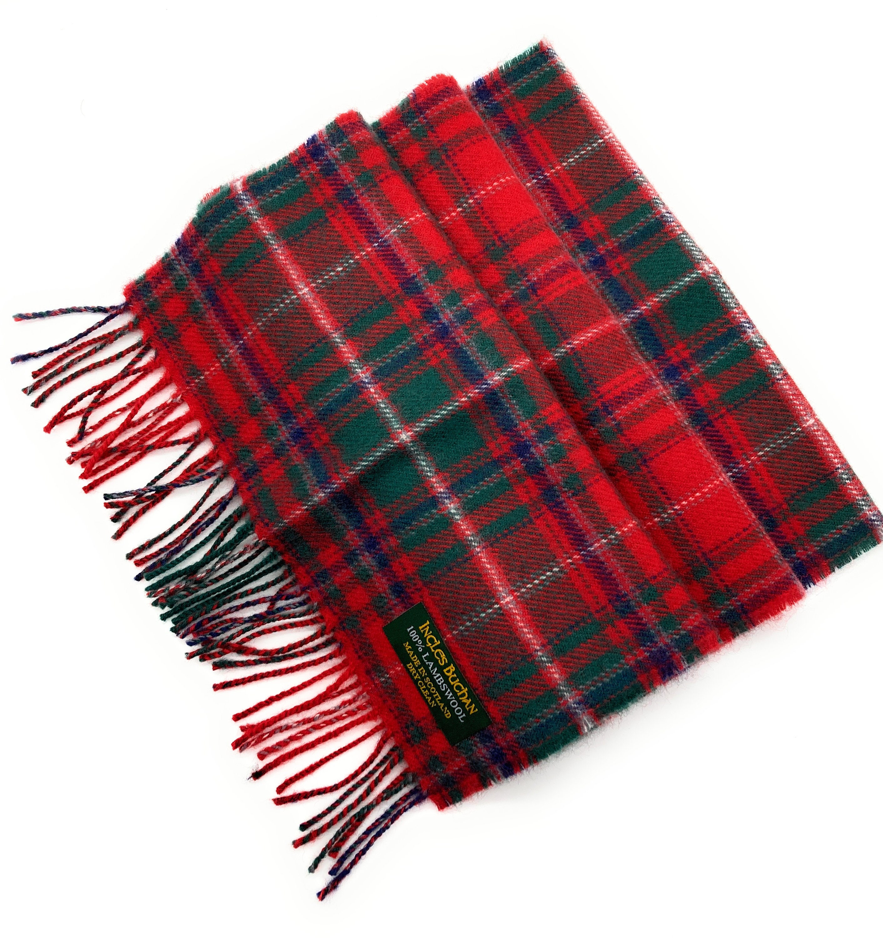 Pure Lambswool Macdougall Tartan Clan Scarf Made in Scotland Etsy UK