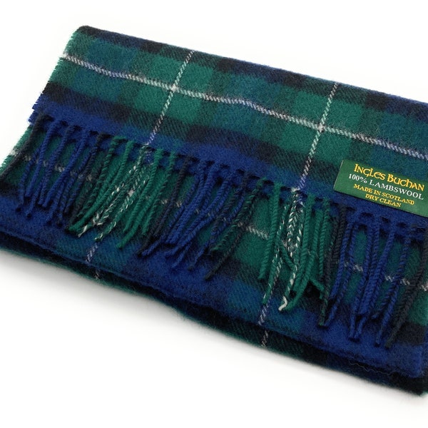 Pure Lambswool Forbes Tartan Clan Scarf - Made in Scotland