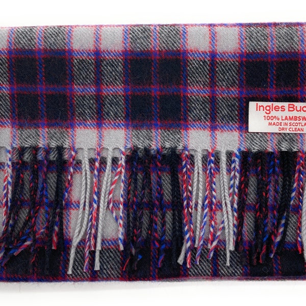 Pure Lambswool MacPherson Hunting Modern Tartan Clan Scarf - Made in Scotland