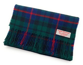 Pure Lambswool Morrison Tartan Clan Scarf - Made in Scotland