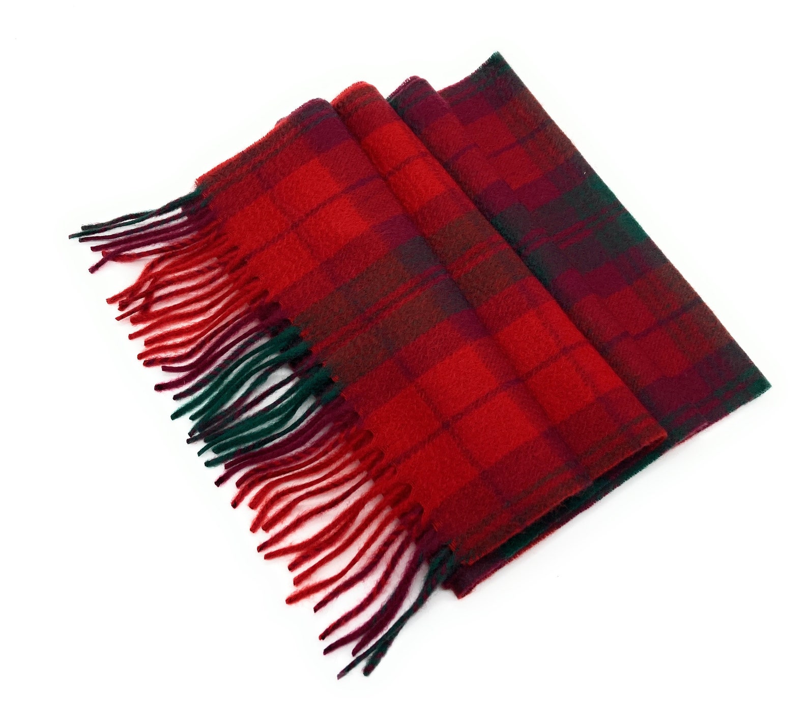 Pure Cashmere Scottish MacNab Tartan Clan Scarf | Etsy