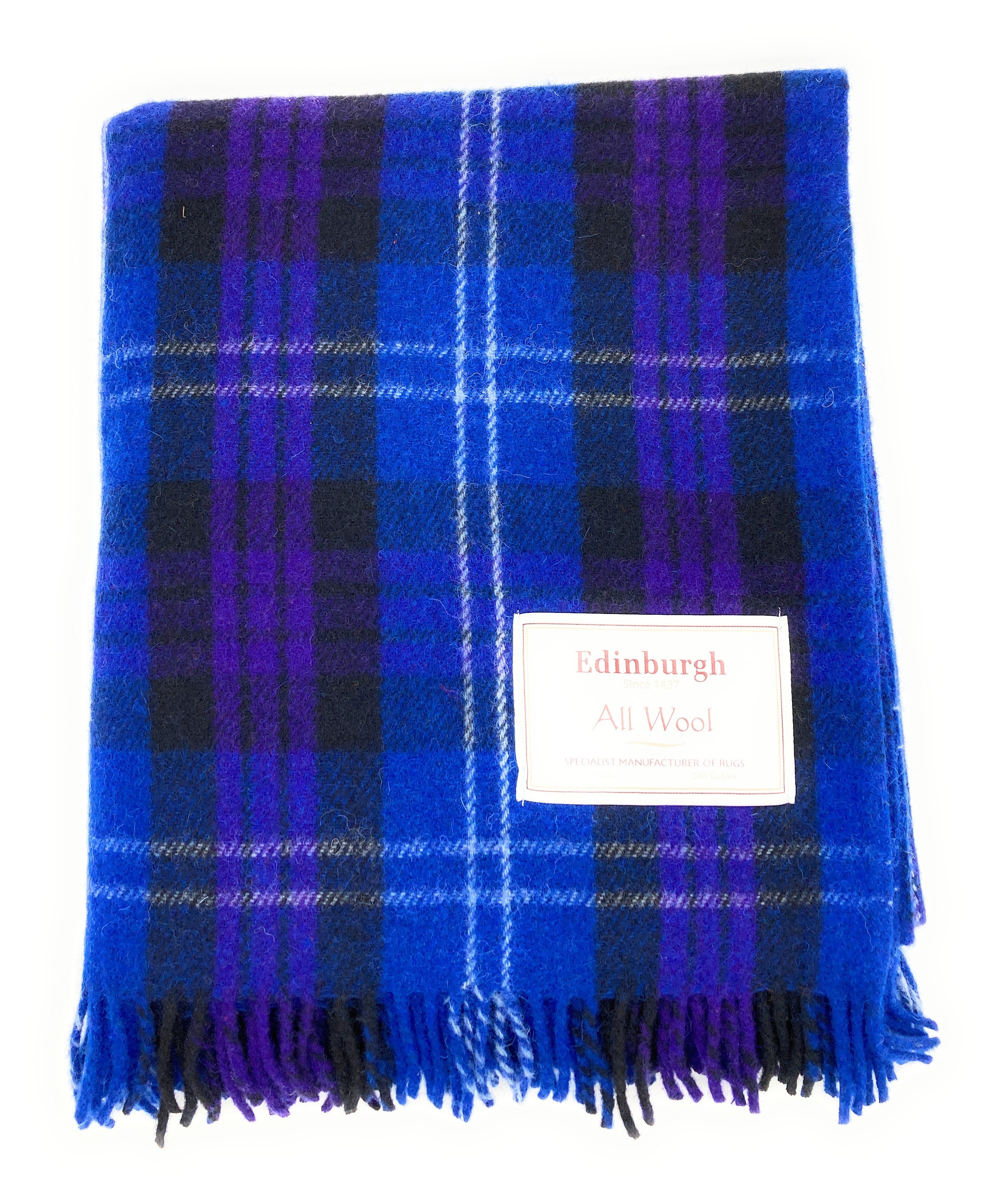The Scotland Kilt Company Scottish Home Decor Warm & Stylish Wool Tartan Knee Rug Buchanan Autumn 