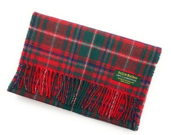 Pure Lambswool MacDougall Tartan Clan Scarf - Made in Scotland