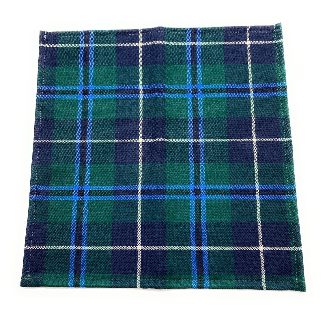 Gents Pure Wool Douglas Modern Tartan Tie & Matching Pocket Etsy