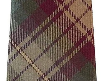 Auld Scotland Tartan Pure Wool Neck Tie - MADE IN SCOTLAND