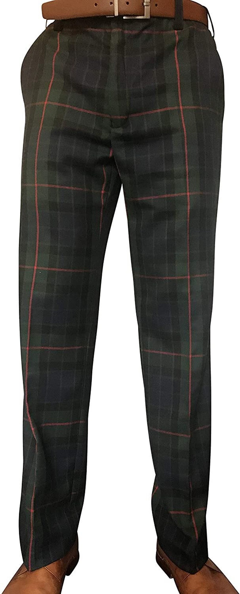 Gents Gunn Modern Clan Tartan Casual Trousers Perfect for Golf Or Dinner Parties image 1