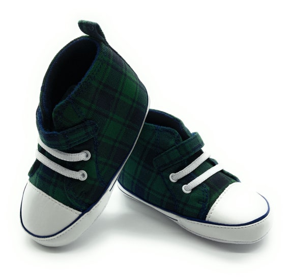 Buy Kids Unisex Black Watch Tartan Baseball Boots Online in India
