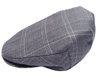 Gents Pure Wool Dornoch Estate Check Flat Cap - Made in Scotland