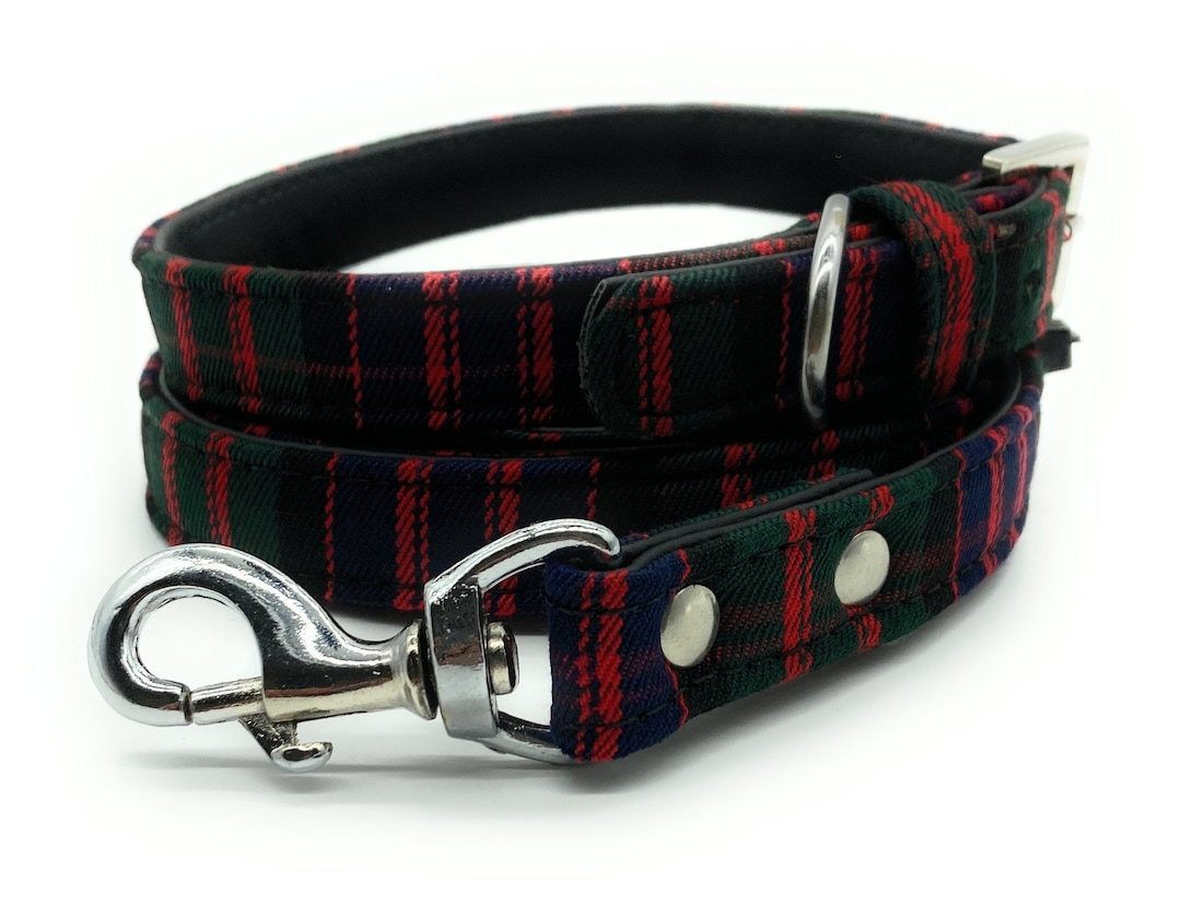 Scottish Macdonald Tartan Dog Collar & Lead Set Etsy