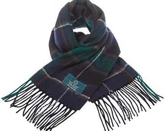 Pure Lambswool Macrae Hunting Tartan Clan Scarf