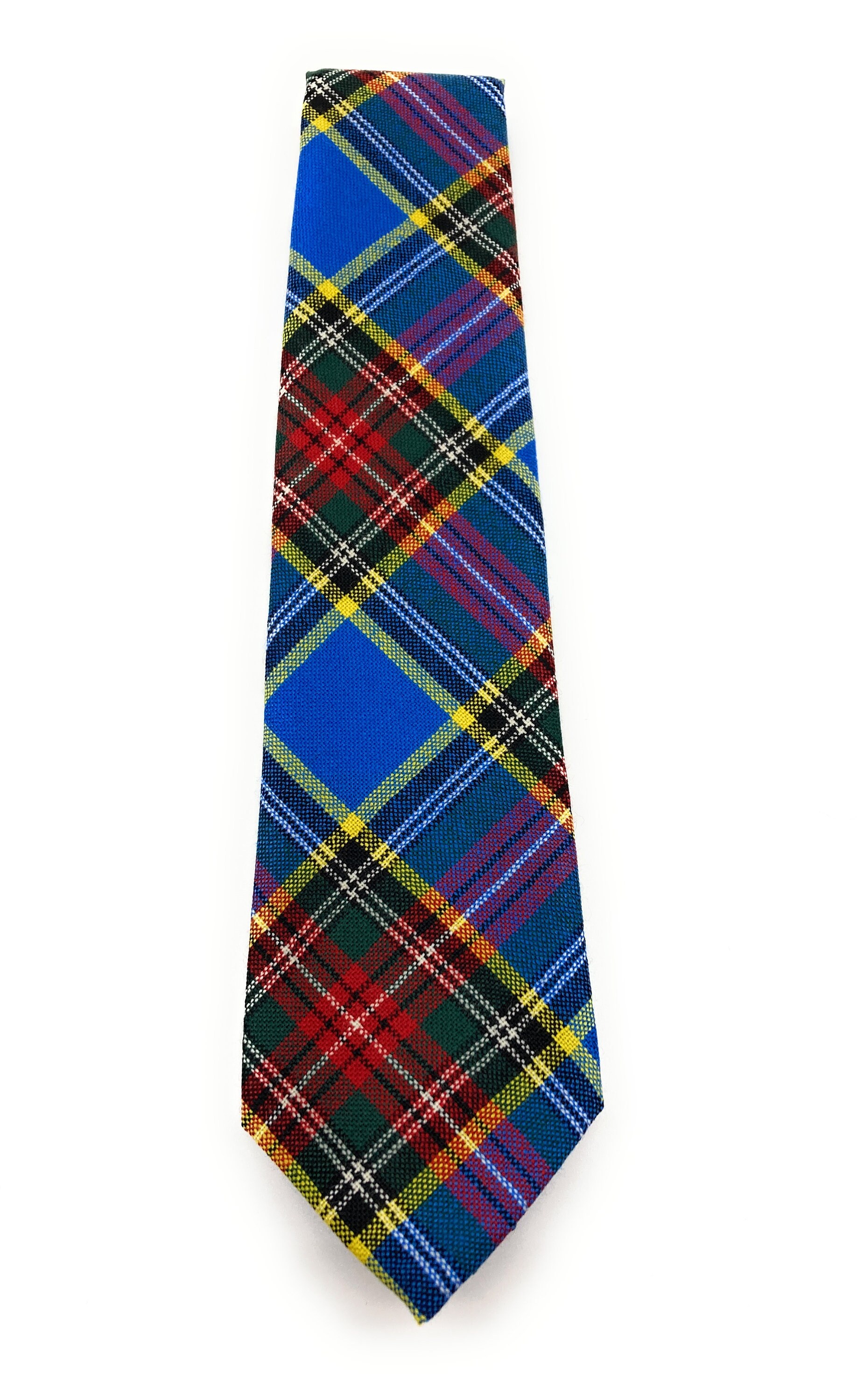 Cravate Tartan Macbeth Moderne 100% pure laine Kilt made in Scotland Menswear New 