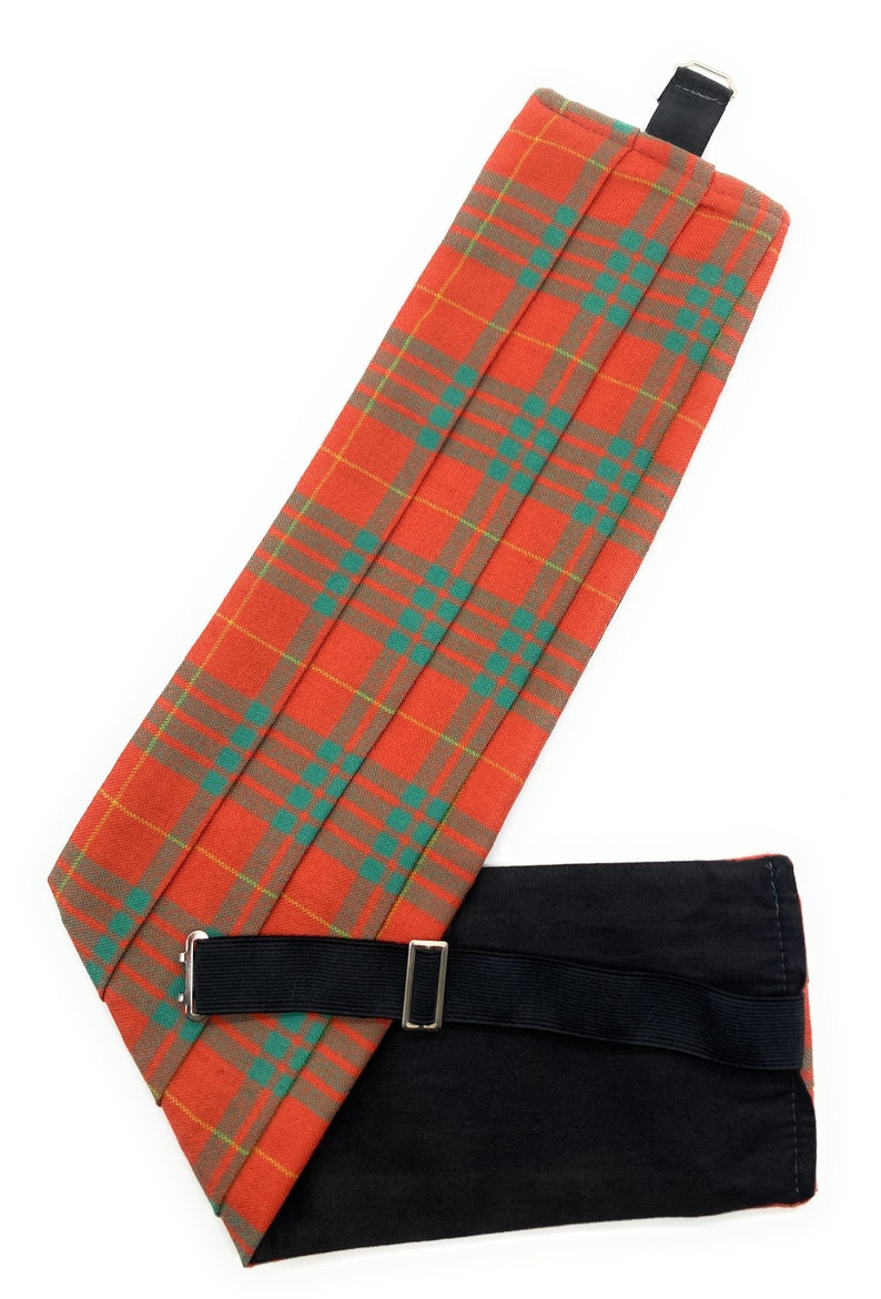 Gents Pure Wool Cameron Ancient Tartan Cummerbund Made in Scotland image 1