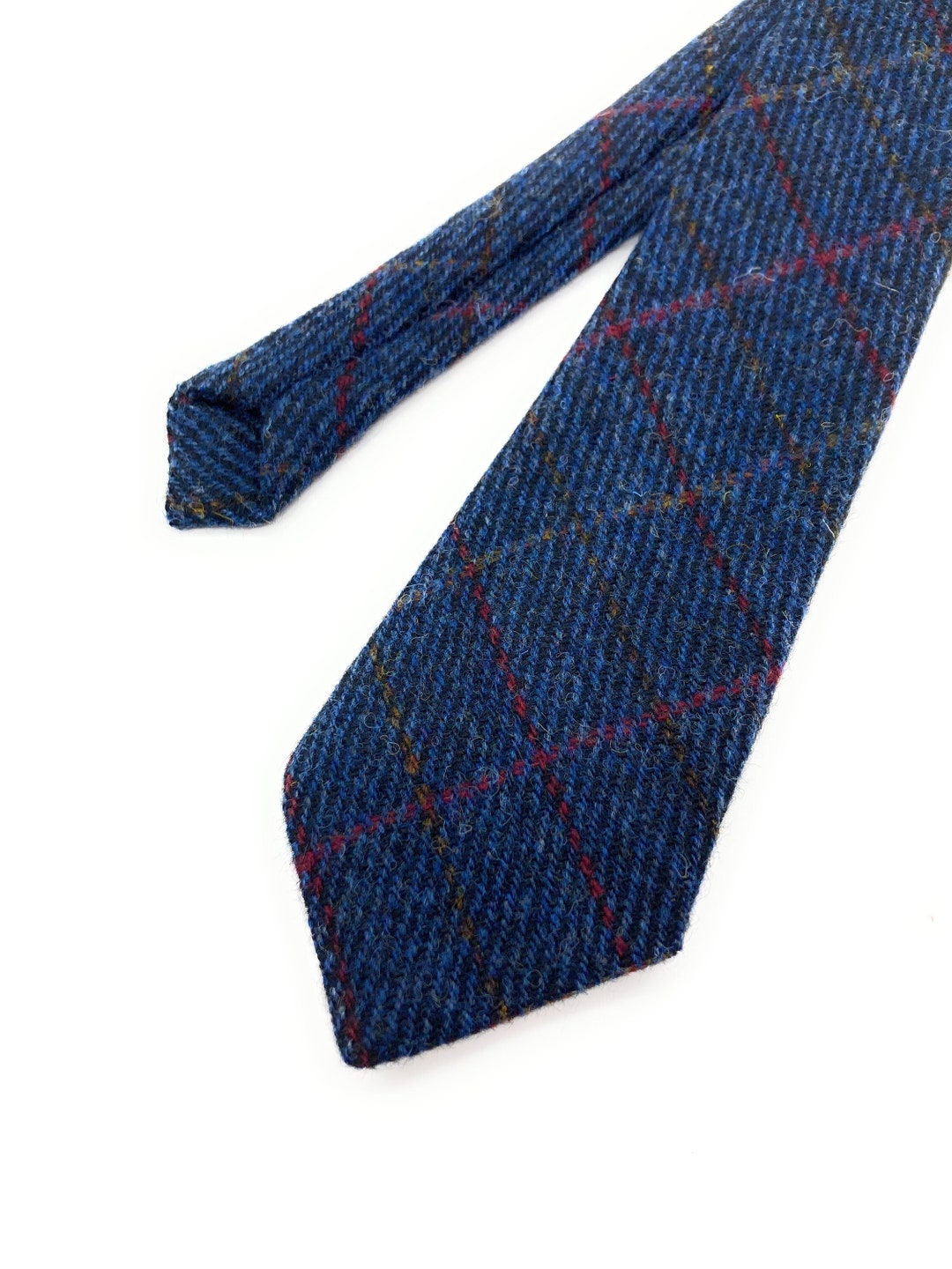 herringbone tweed tie
