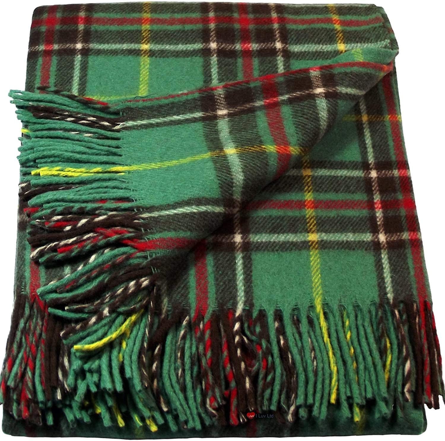 Pure Wool Newfoundland Tartan Travel Rug/Blanket | Etsy
