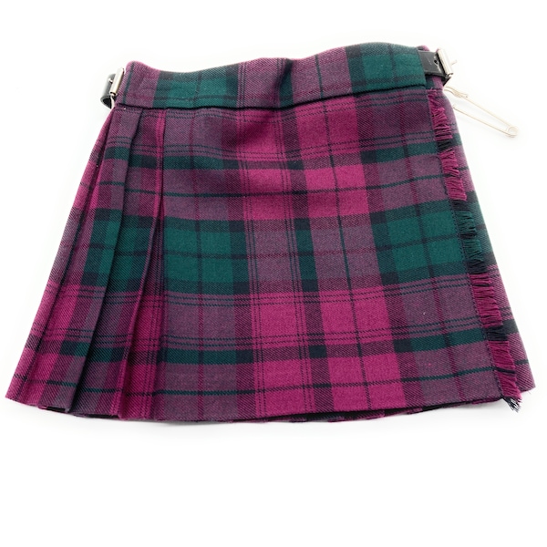 Jupe kilt plissée écossaise Lindsay pour fille - Fabriquée en Écosse