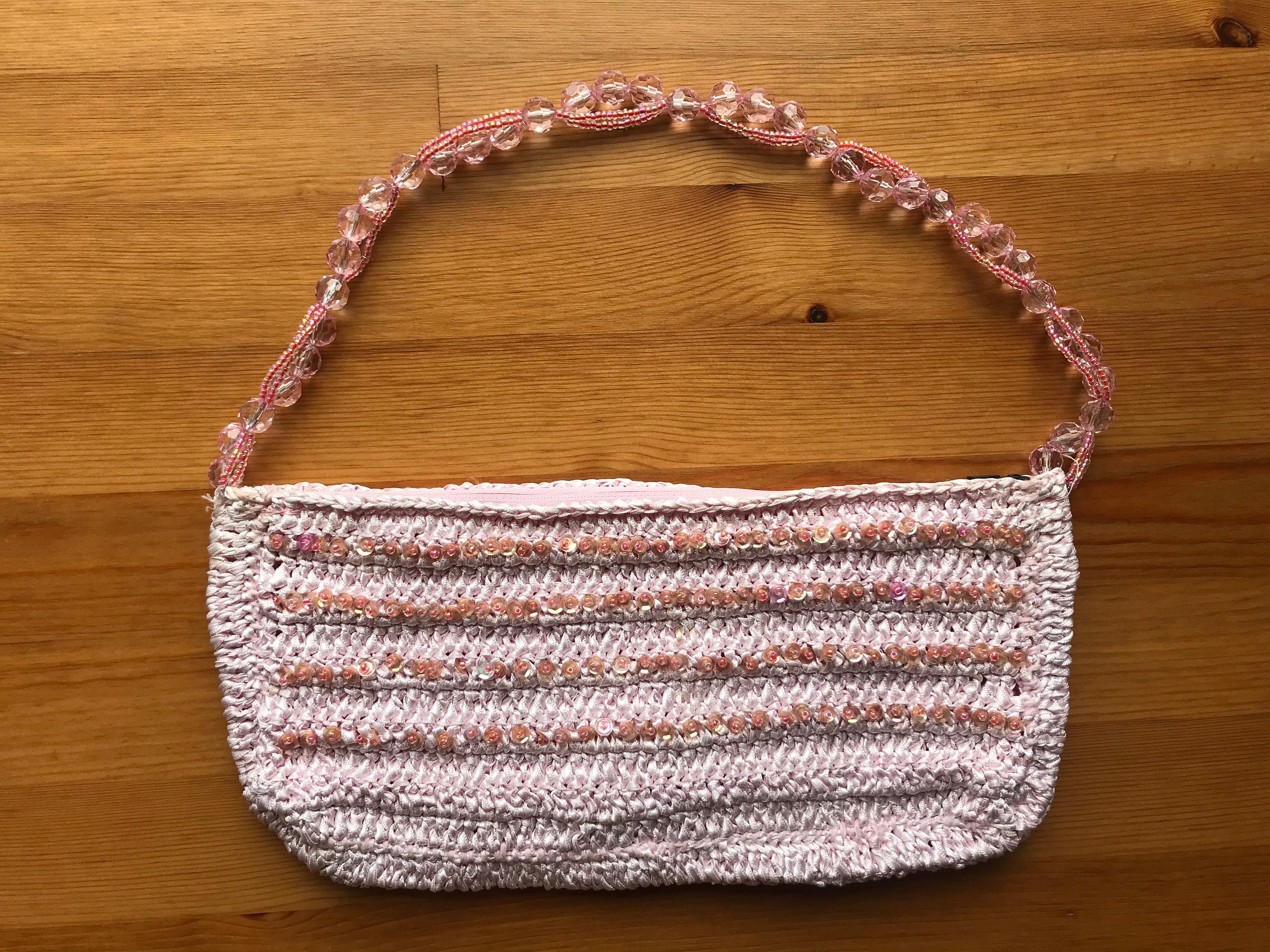 beaded baguette bag