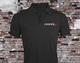 Cooper S Car Man's Besticktes Poloshirt Kurzarm Sommerkleidung Top T-Shirt