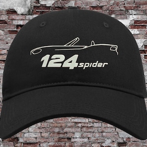 124 Spider uniseks fiat geborduurde baseballpet truckerpet hoed top kalotje zacht katoen beste cadeau!