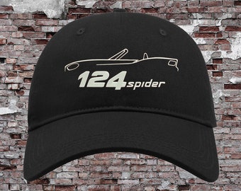 124 Spider unisexe fiat brodé casquette de baseball casquette de camionneur chapeau haut calotte coton doux meilleur cadeau