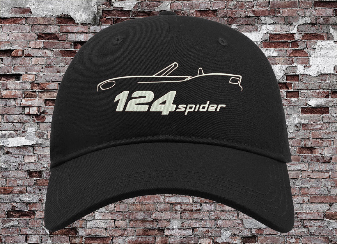 Fiat 124 Spider unisex ricamato berretto da baseball | Etsy Italia