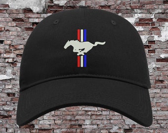 Ford Mustang casquette de baseball brodée unisexe casquette de camionneur chapeau haut calotte en coton doux meilleur cadeau